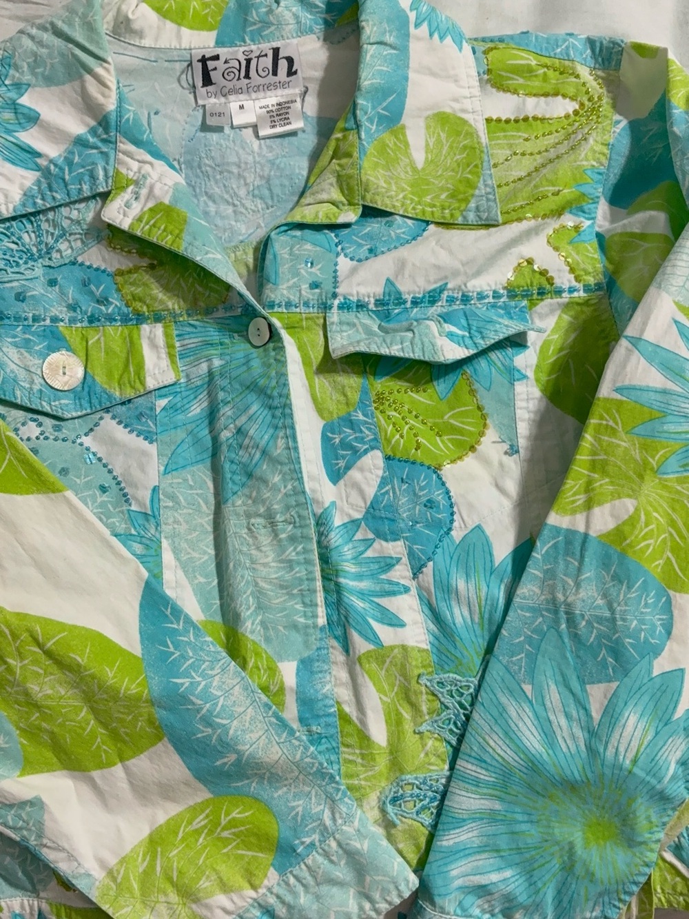 Printed spring jacket